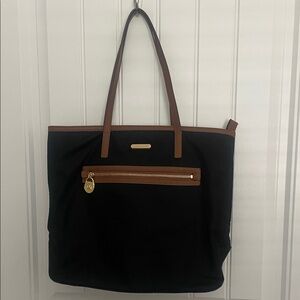 Black and Brown Michael Kors Tote Bag